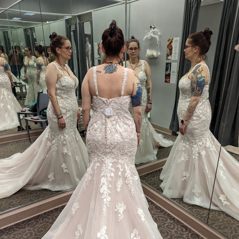 Wedding dress mermaid style